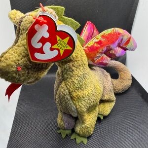 Ty Beanie Baby Scorch Dragon 1998 Plush Toy